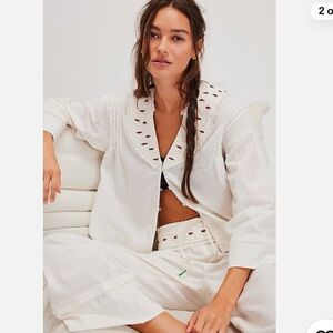 Free People Intimately Sweet As Roses Lounge Set